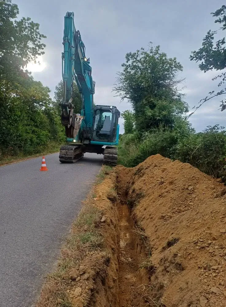 travaux publics pelleteuse